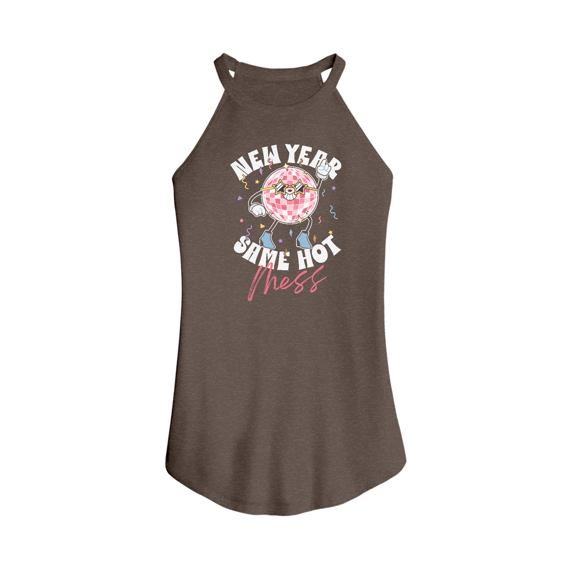 Womens X-Small Brown Tank Top