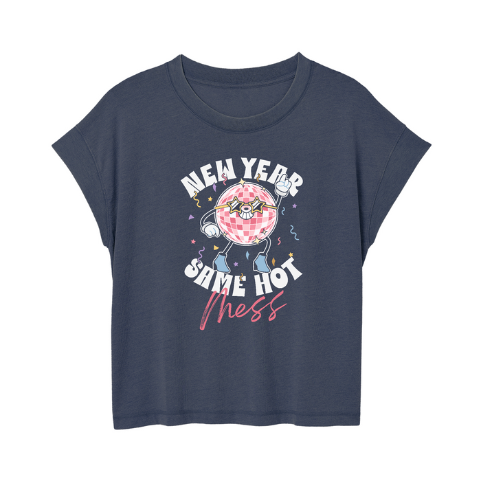 Womens Small Navy Style_T-Shirt