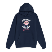 Unisex Small Navy Pullover Hooded Sweatshirt