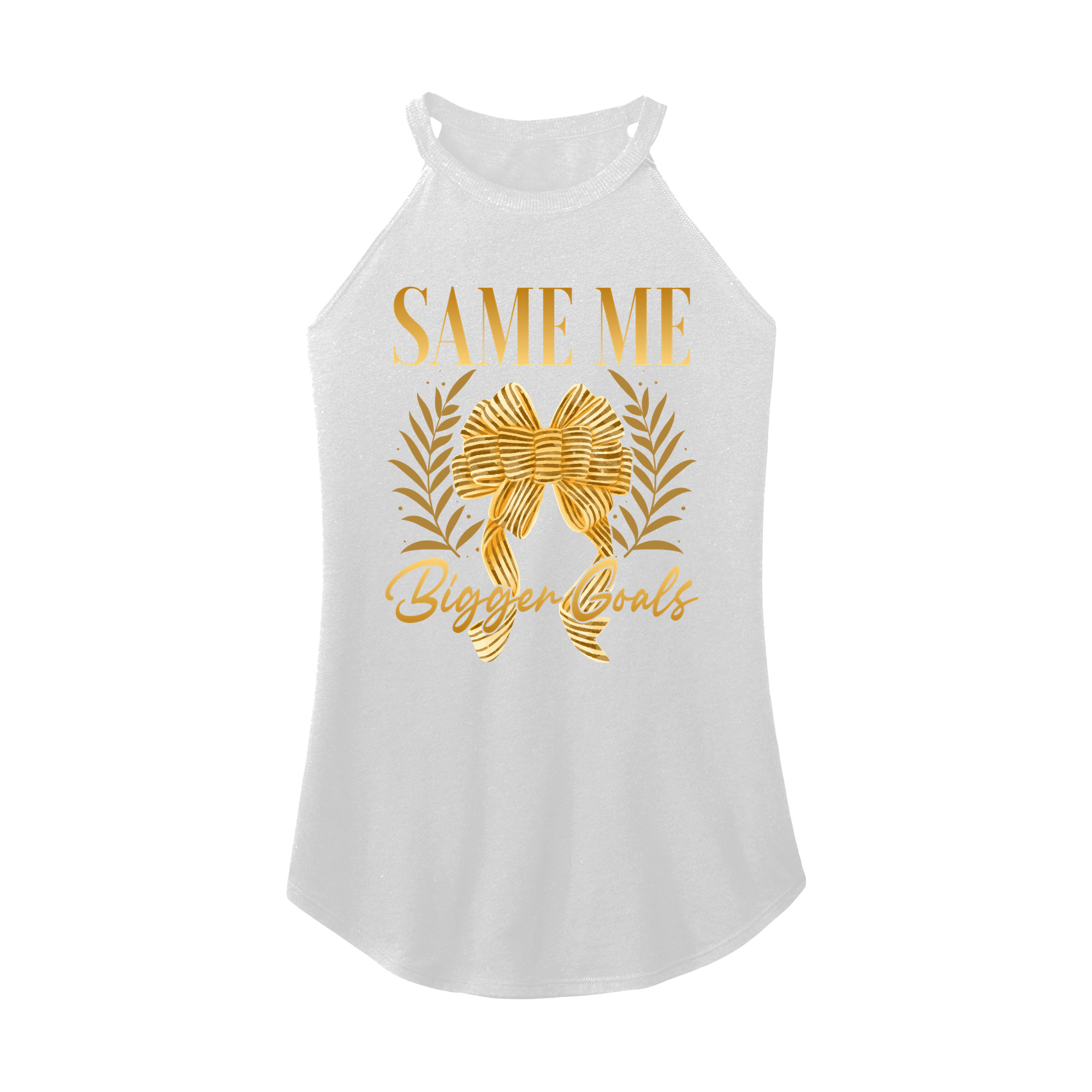 Womens X-Small White Rocker Tank Top