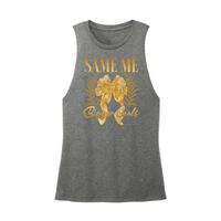 Womens X-Small Dark Gray Muscle Tank