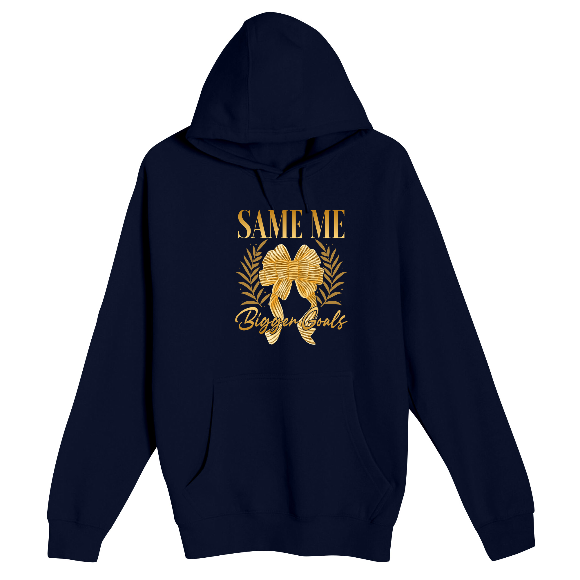 Unisex Small Navy Pullover Hooded Sweatshirt