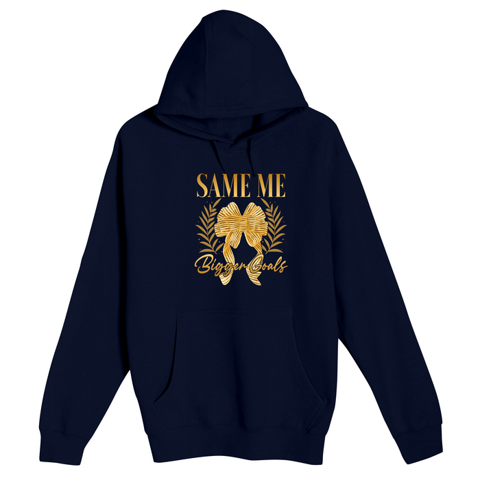 Unisex Small Navy Pullover Hooded Sweatshirt