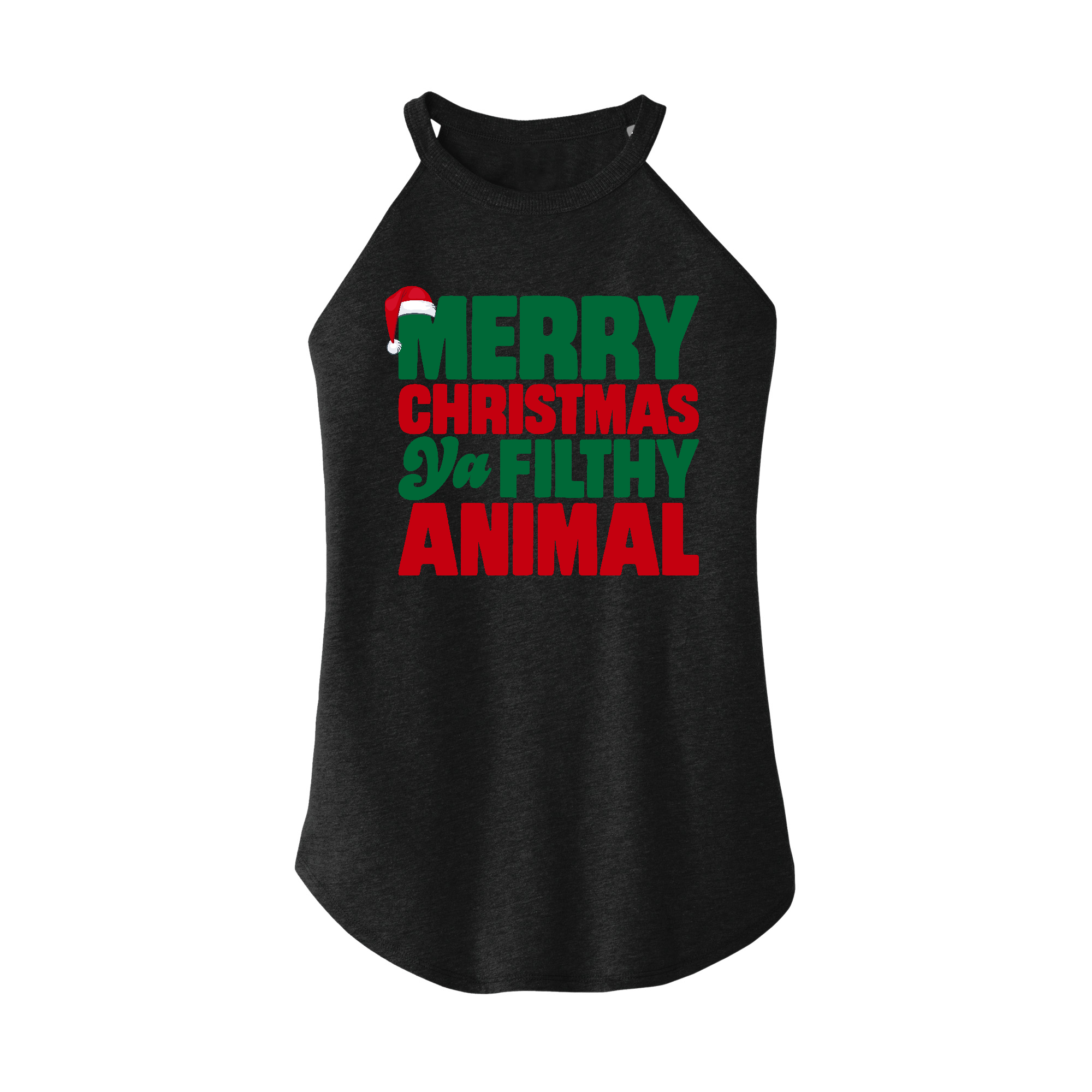 Womens X-Small Dark Heather Gray Rocker Tank Top