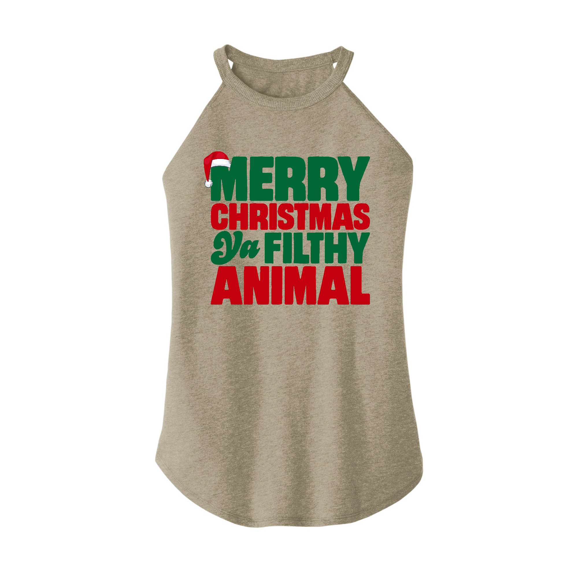 Womens X-Small Sand Rocker Tank Top