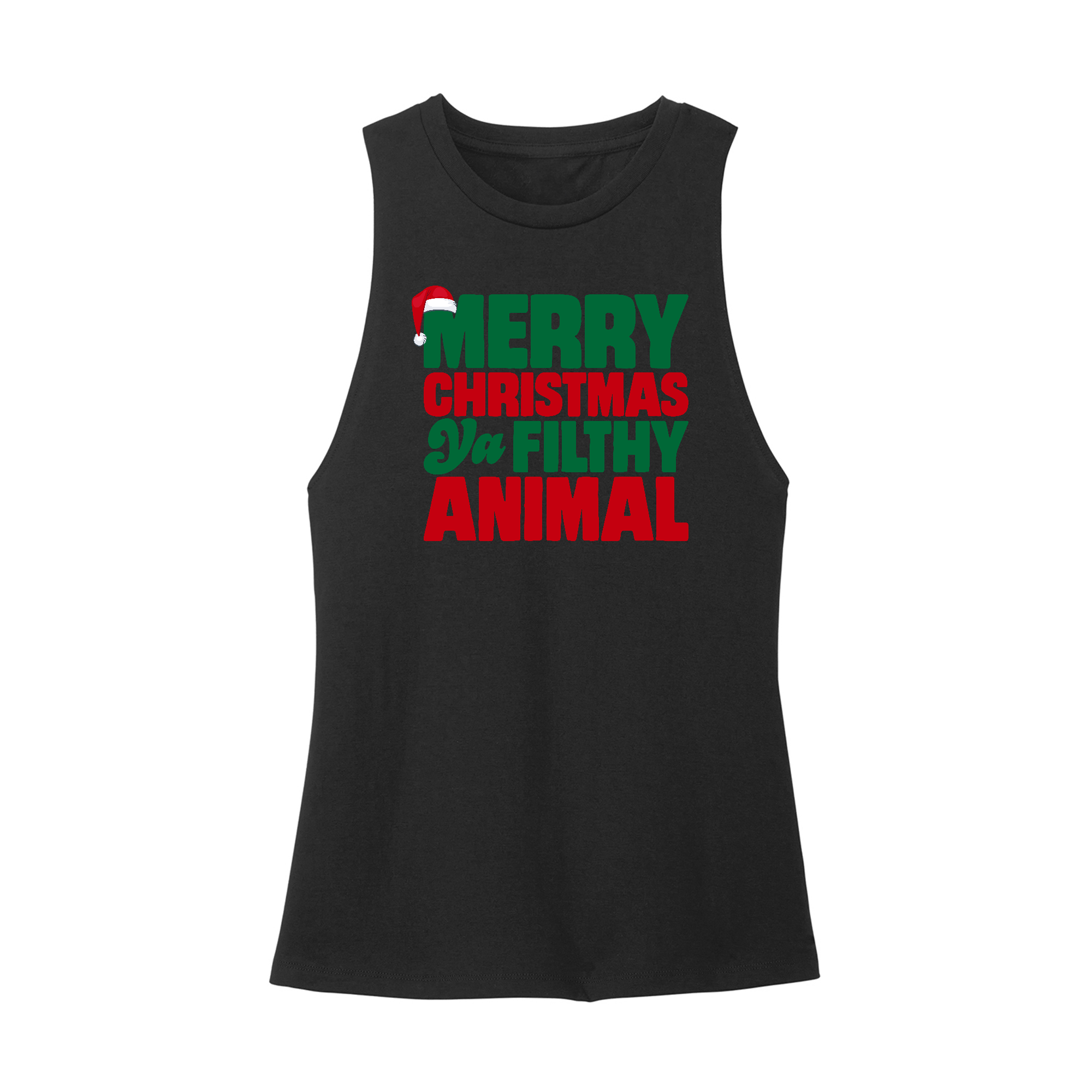 Womens X-Small Black Muscle Tank