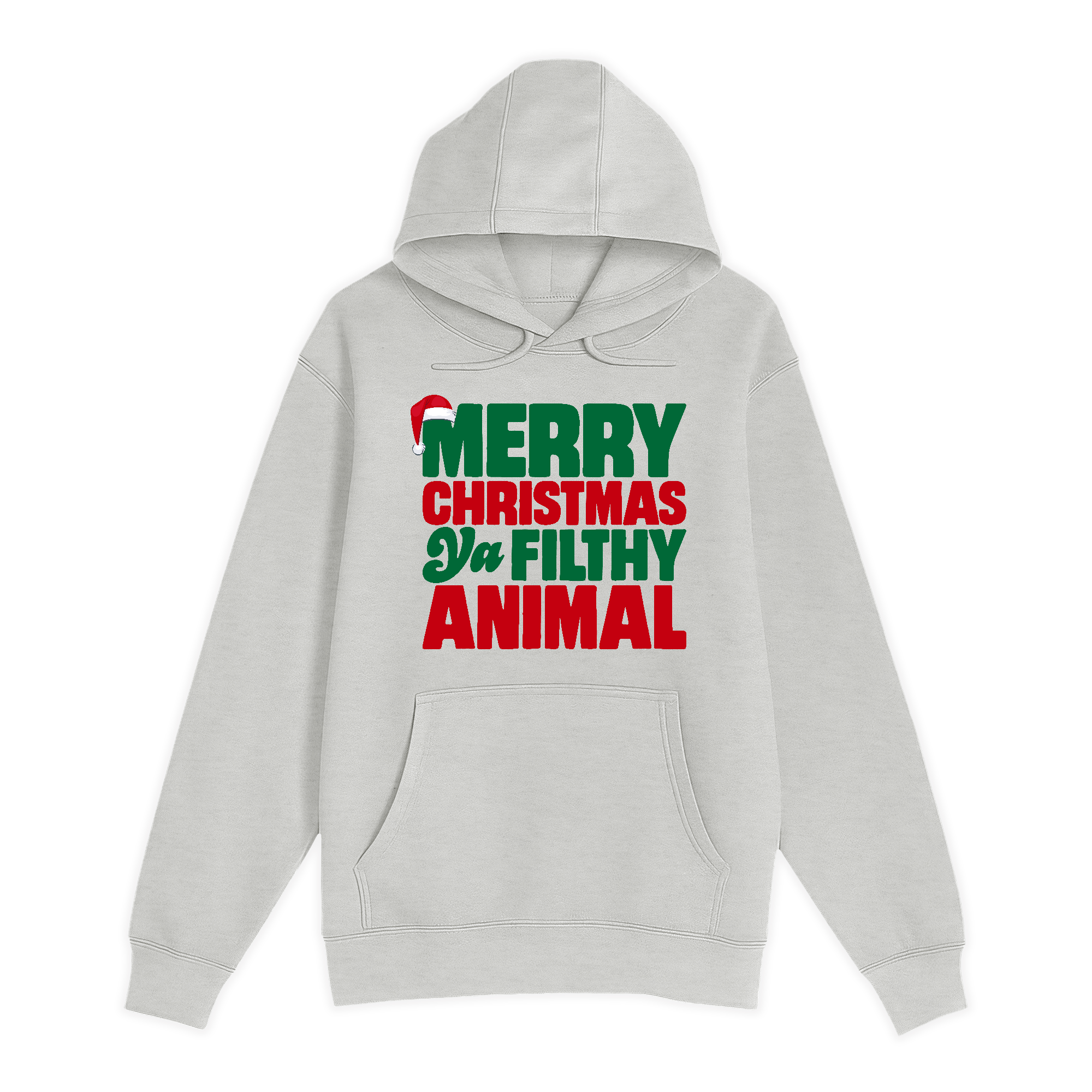 Unisex Small Oatmeal Pullover Hooded Sweatshirt