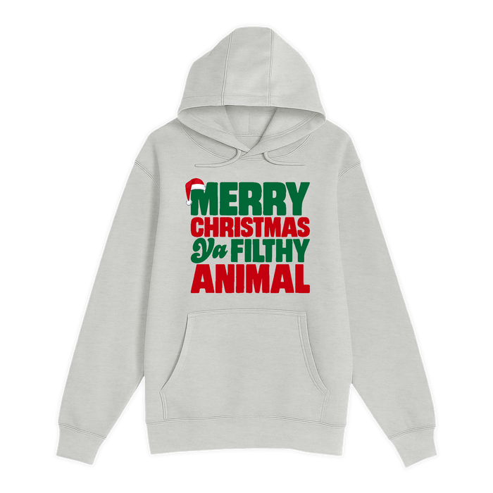 Unisex Small Oatmeal Pullover Hooded Sweatshirt
