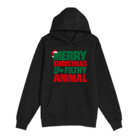 Unisex Small Black Pullover Hooded Sweatshirt