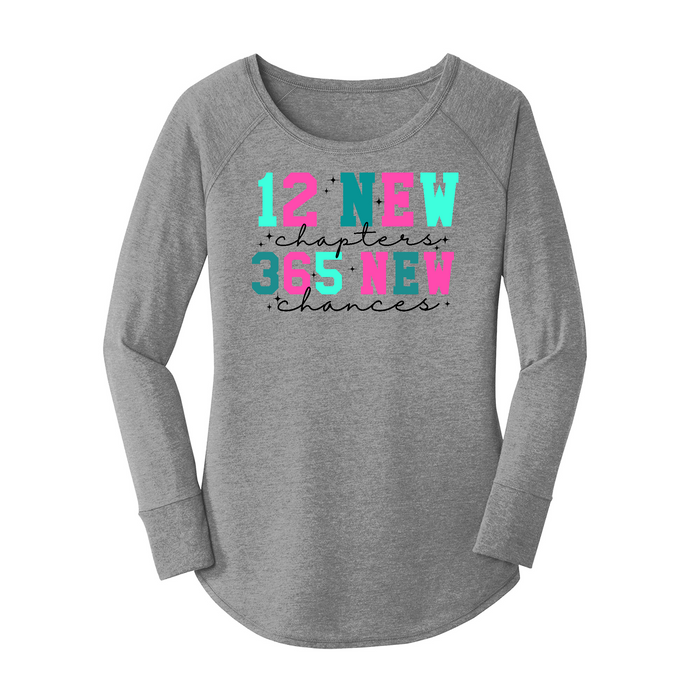 Womens X-Small Grey Long Sleeve Tunic Tee