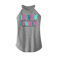 Womens X-Small Grey Rocker Tank Top