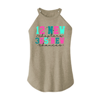 Womens X-Small Sand Rocker Tank Top
