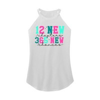 Womens X-Small White Rocker Tank Top