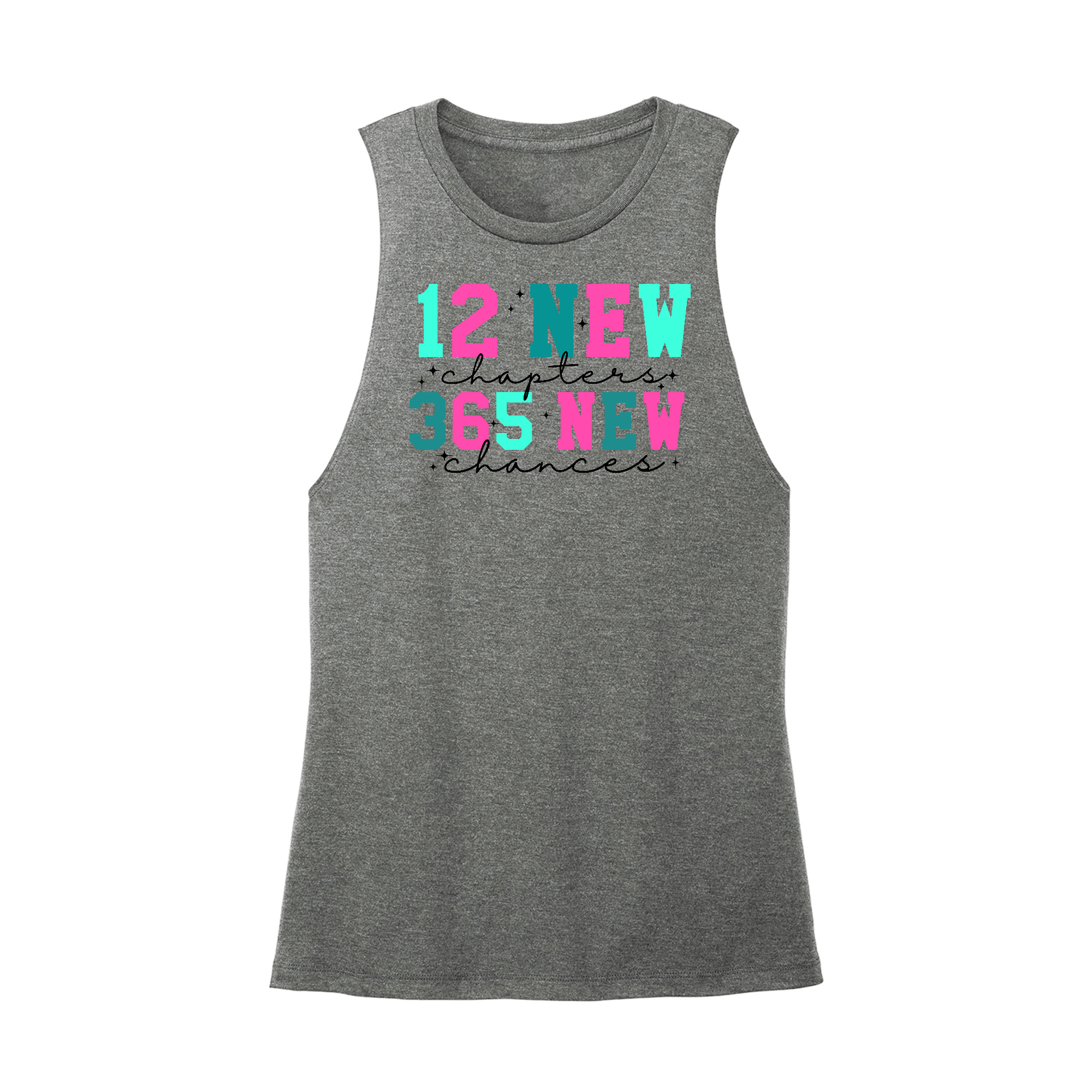 Womens X-Small Dark Gray Muscle Tank