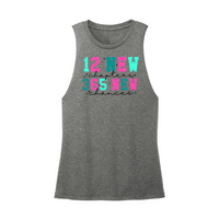 Womens X-Small Dark Gray Muscle Tank