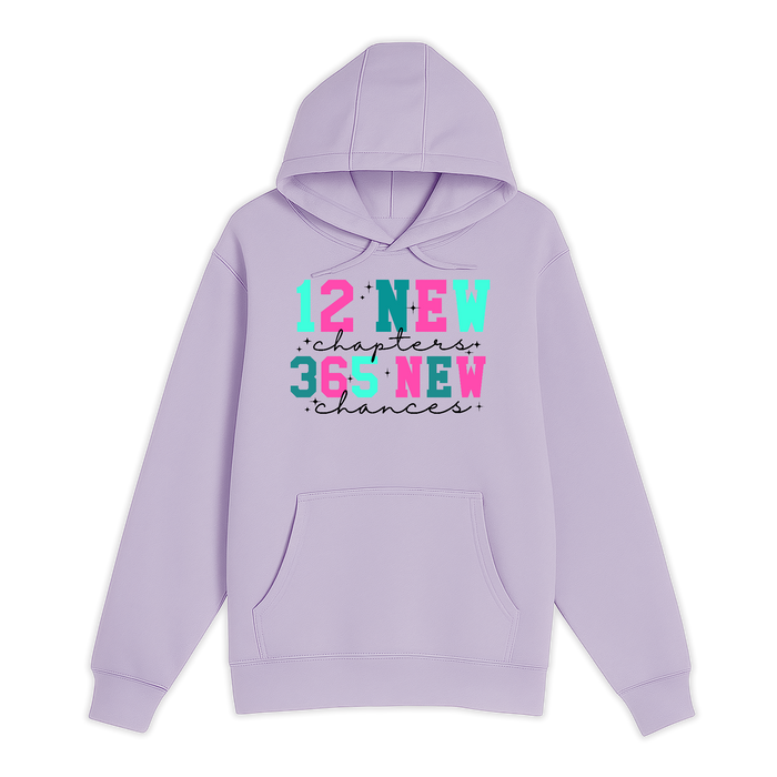 Unisex Small Lilac Pullover Hooded Sweatshirt