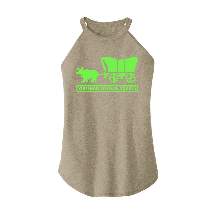 Womens X-Small Sand Rocker Tank Top