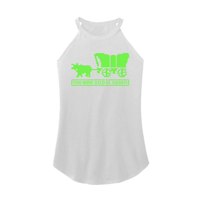 Womens X-Small White Rocker Tank Top