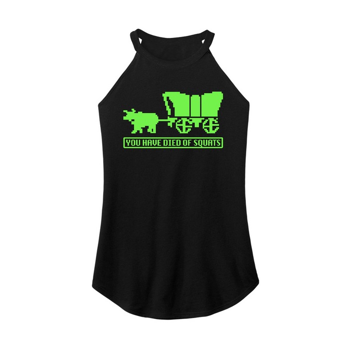 Womens X-Small Black Rocker Tank Top