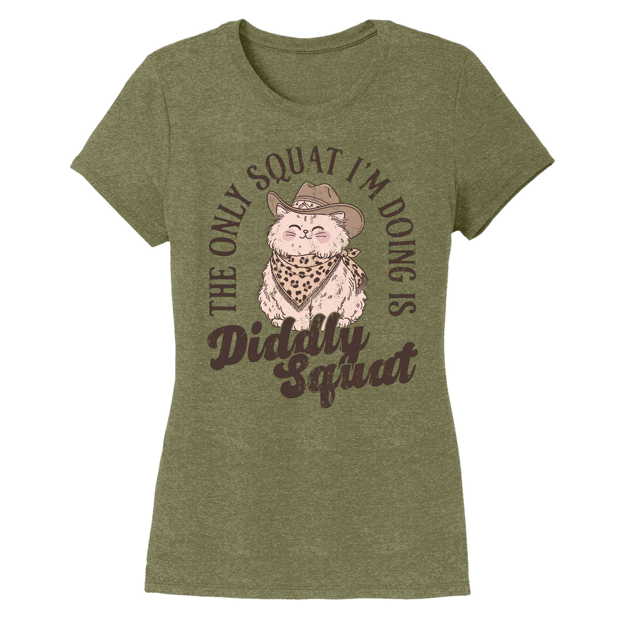 Womens X-Small Military Green Style_T-Shirt