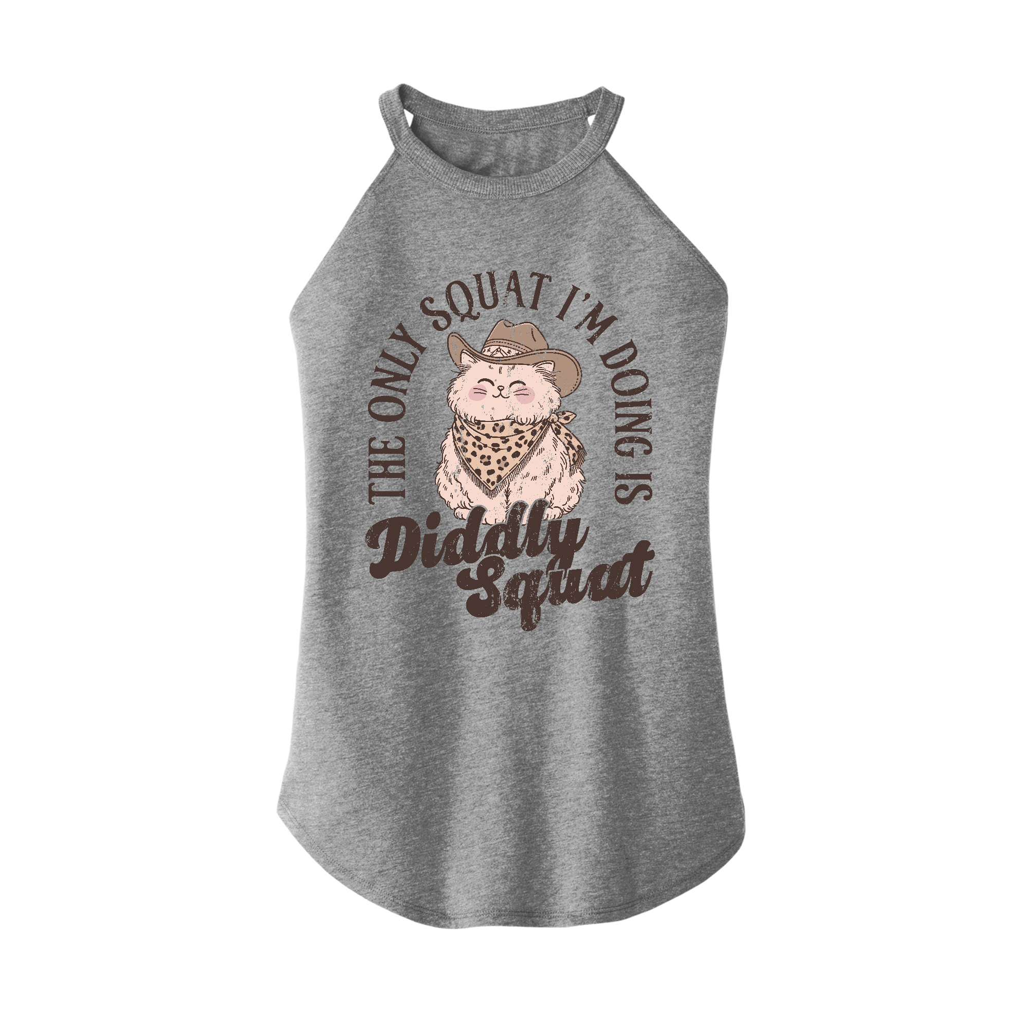 Womens X-Small Grey Rocker Tank Top