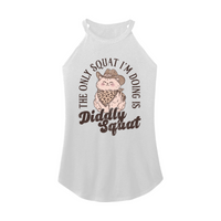 Womens X-Small White Rocker Tank Top