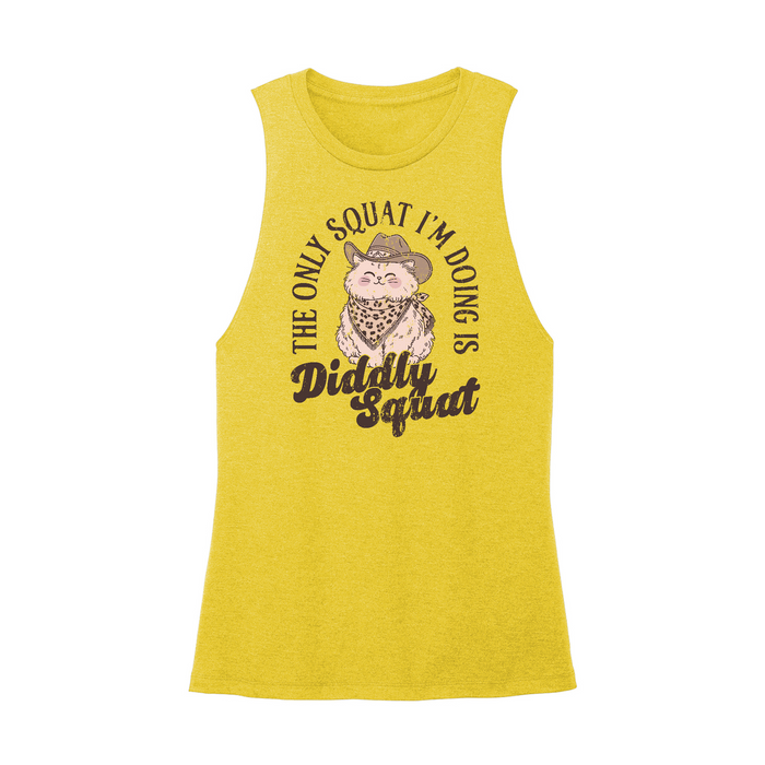 Womens X-Small Yellow Muscle Tank