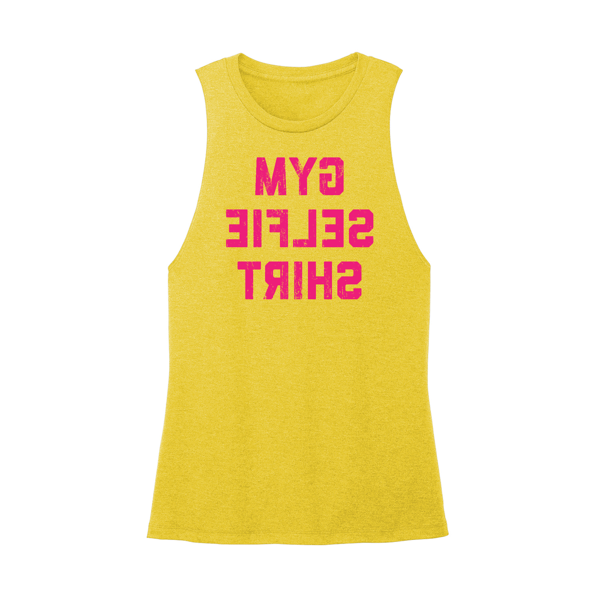 Womens X-Small Yellow Muscle Tank
