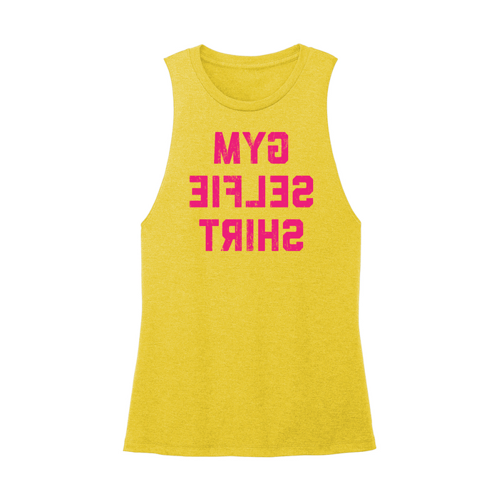 Womens X-Small Yellow Muscle Tank