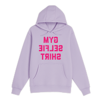 Unisex Small Lilac Pullover Hooded Sweatshirt