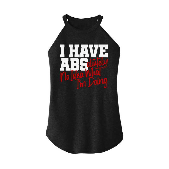 Womens X-Small Dark Heather Gray Rocker Tank Top