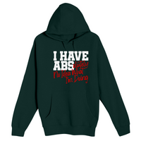 Unisex Small Sport Green Pullover Hooded Sweatshirt