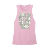 Womens X-Small Light Pink Muscle Tank