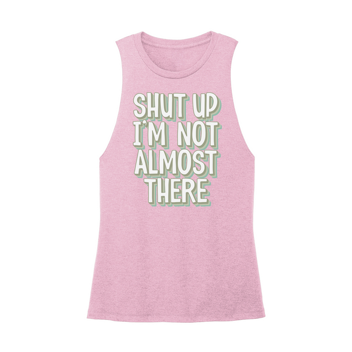 Womens X-Small Light Pink Muscle Tank