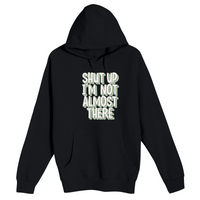 Unisex Small Black Pullover Hooded Sweatshirt
