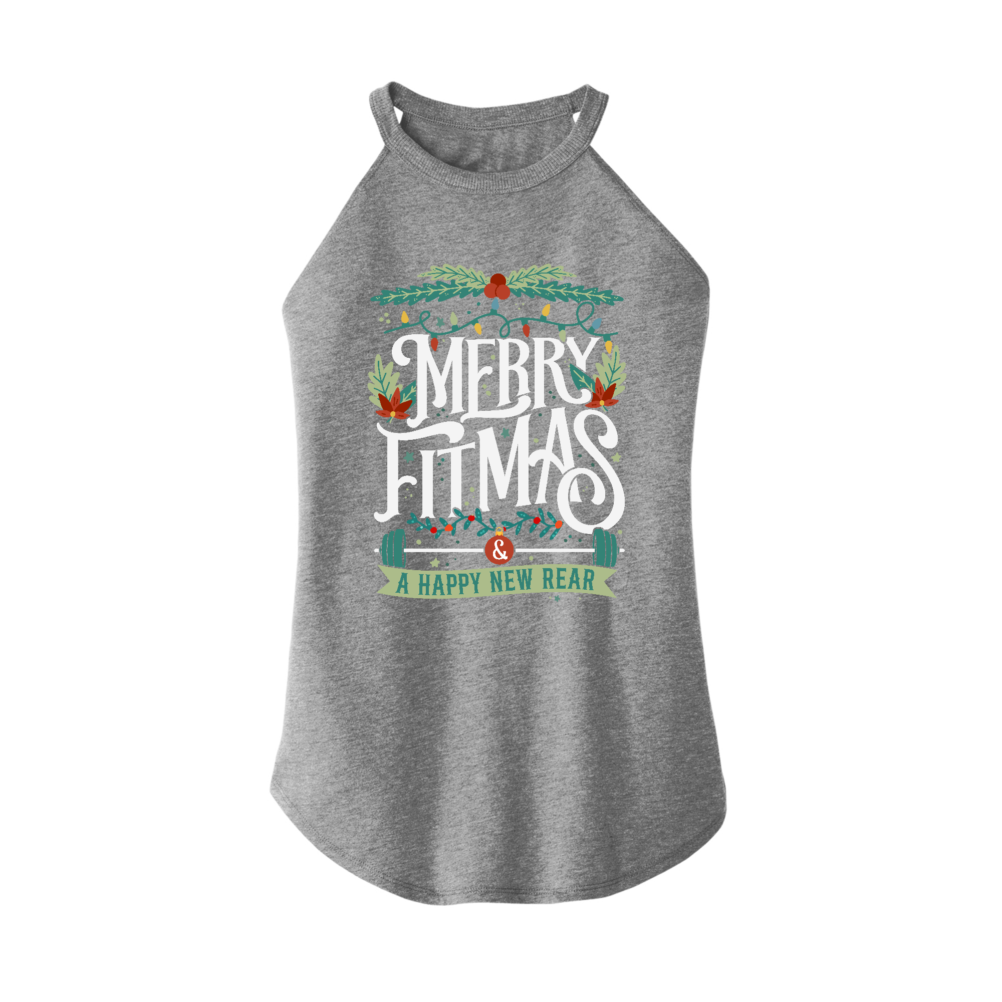 Womens X-Small Grey Rocker Tank Top