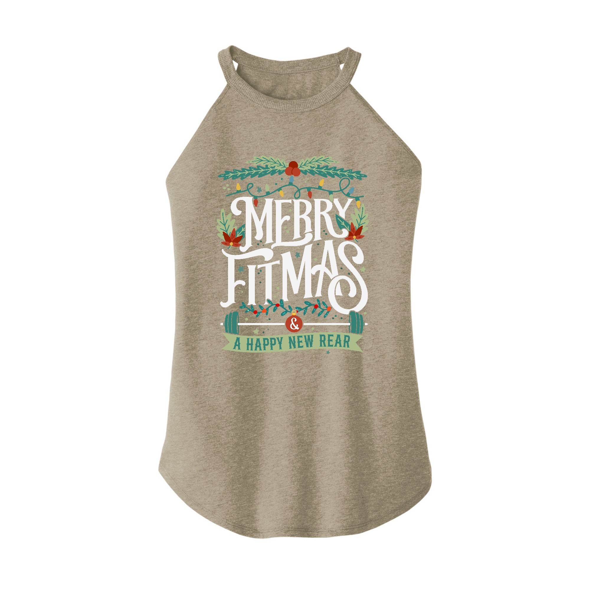 Womens X-Small Sand Rocker Tank Top