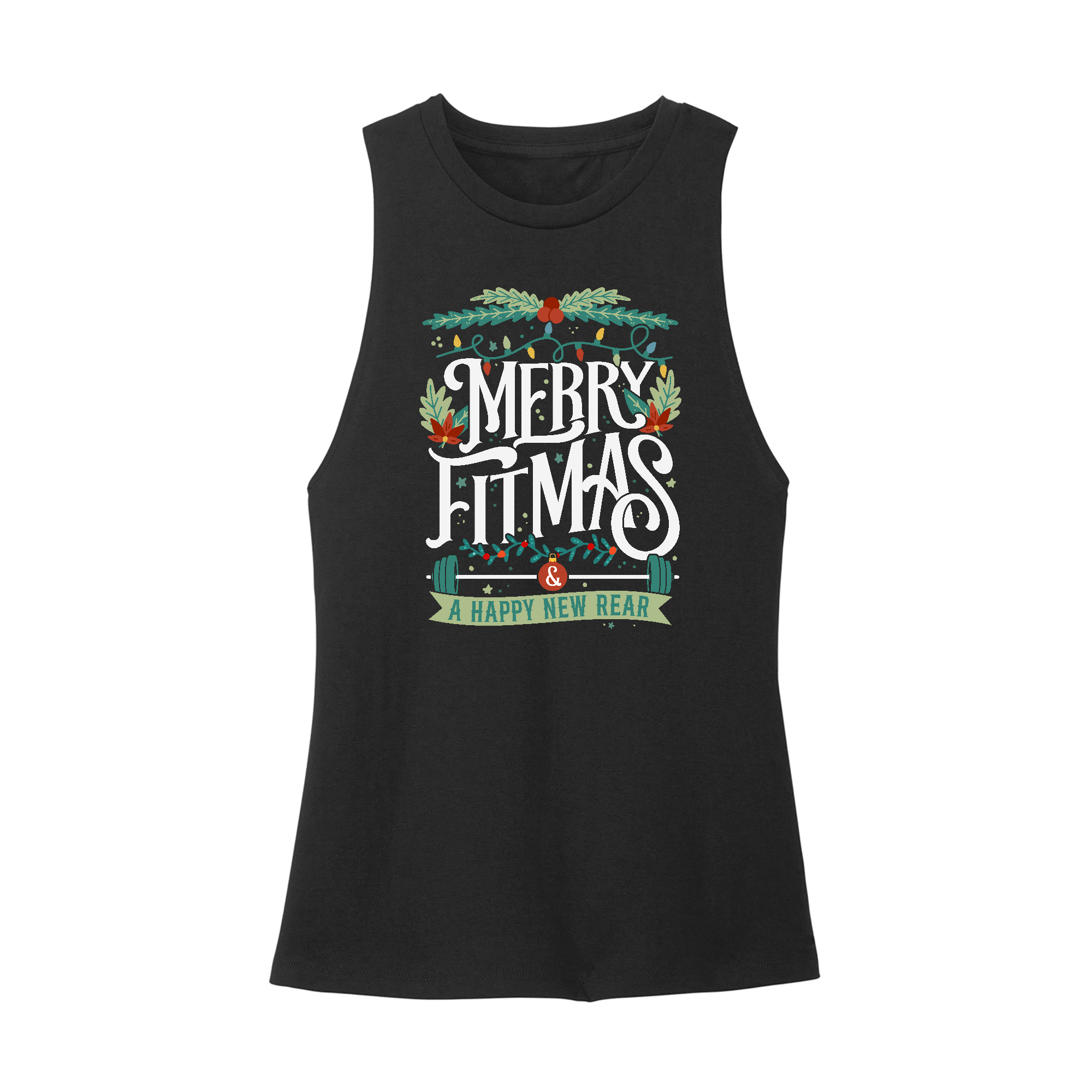 Womens X-Small Black Muscle Tank