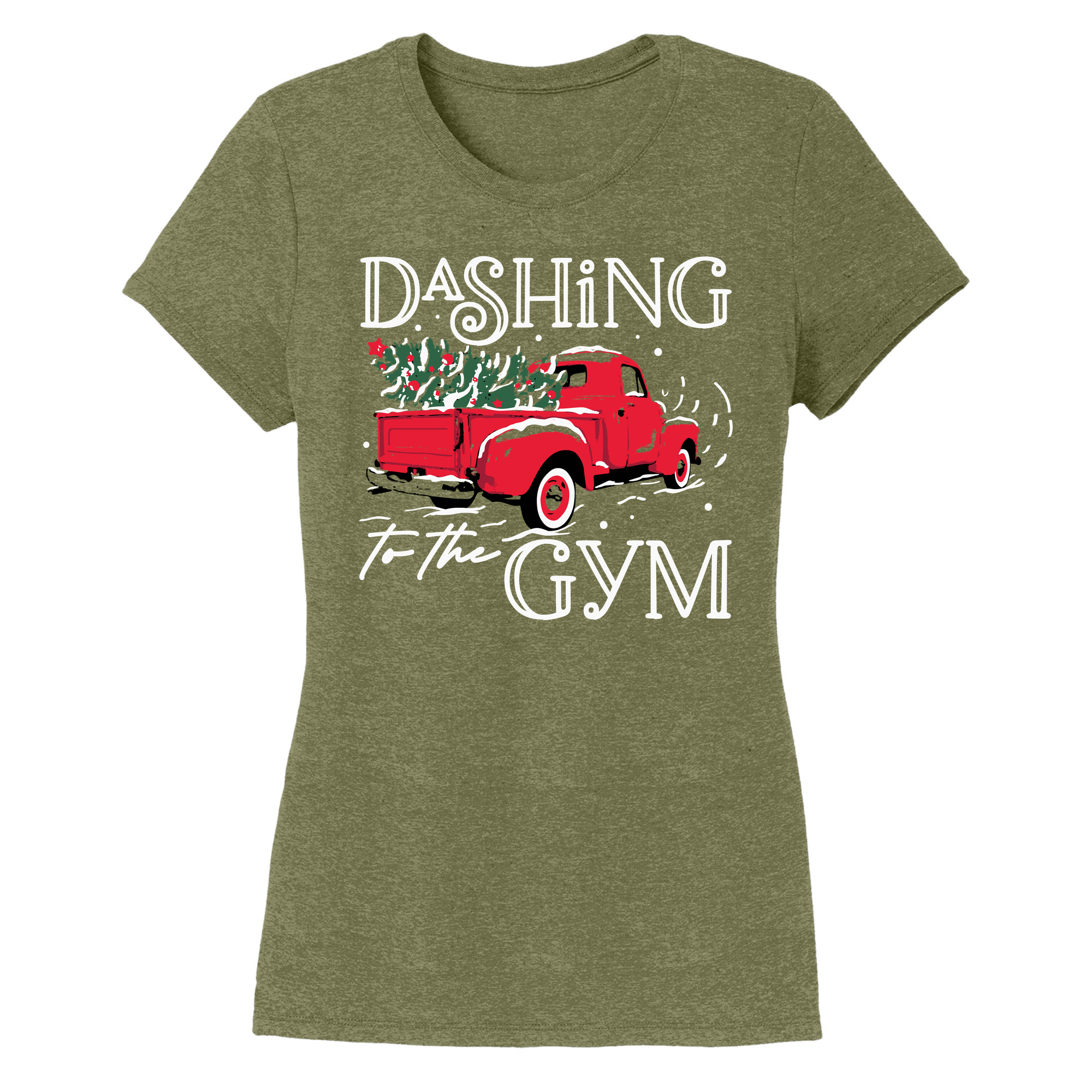 Womens X-Small Military Green Style_T-Shirt