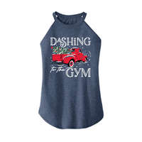 Womens X-Small Navy Heather Rocker Tank Top