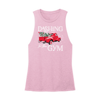 Womens X-Small Light Pink Muscle Tank