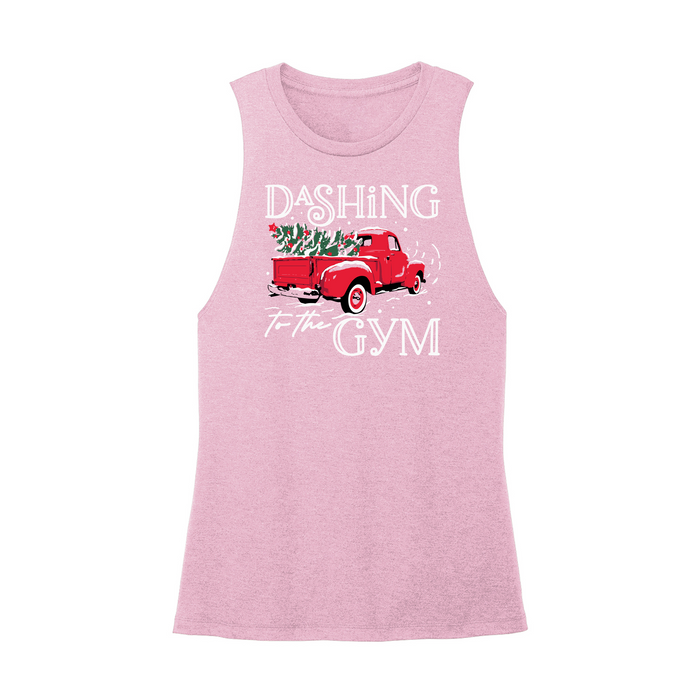 Womens X-Small Light Pink Muscle Tank
