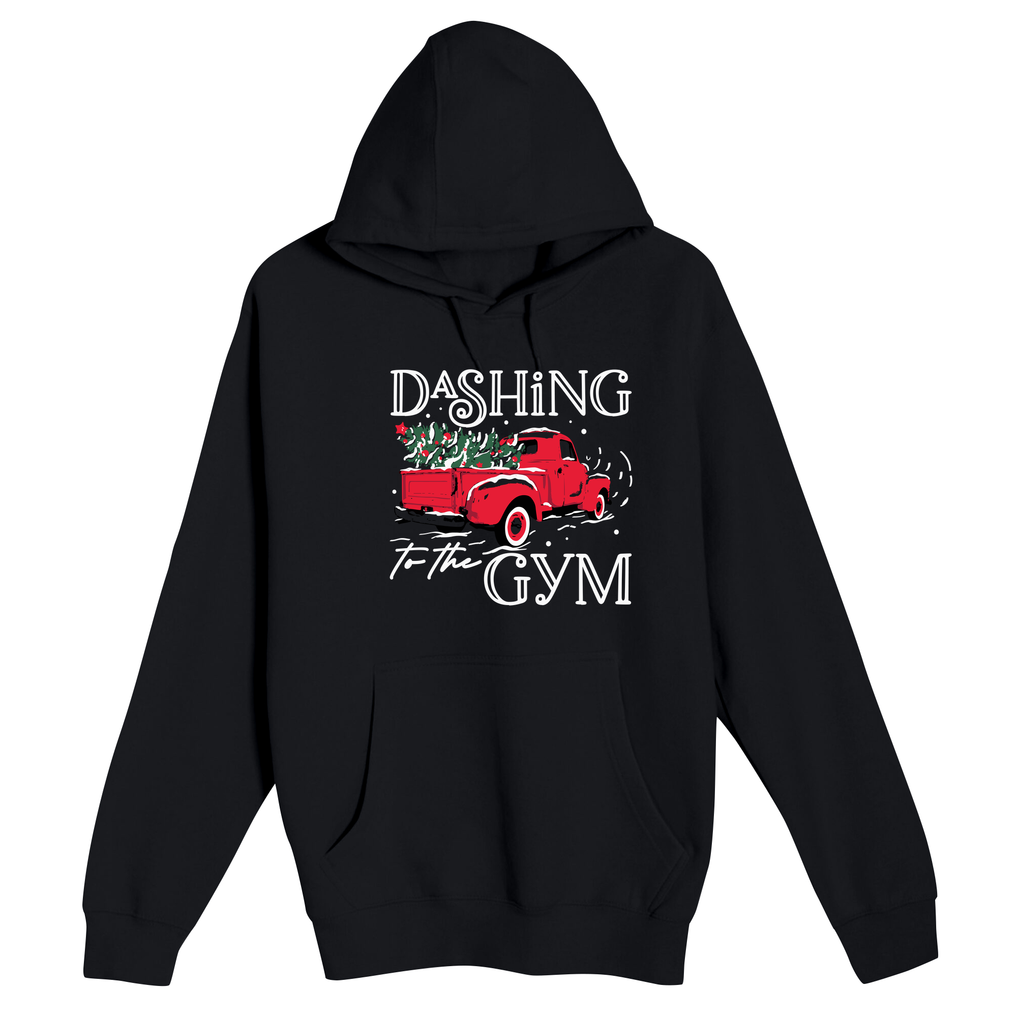 Unisex Small Black Pullover Hooded Sweatshirt