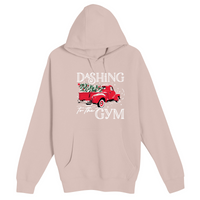 Unisex Small Light Pink Pullover Hooded Sweatshirt