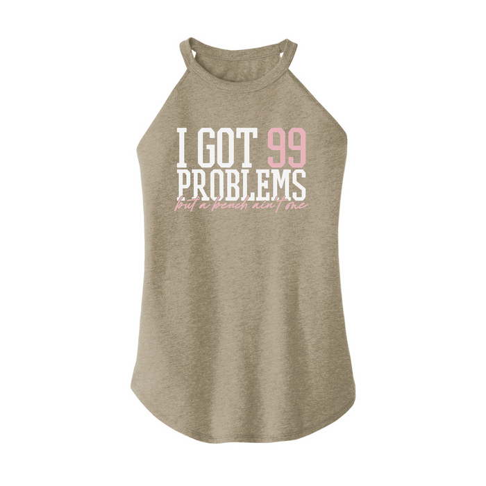 Womens X-Small Sand Rocker Tank Top