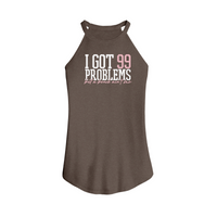 Womens X-Small Brown Tank Top