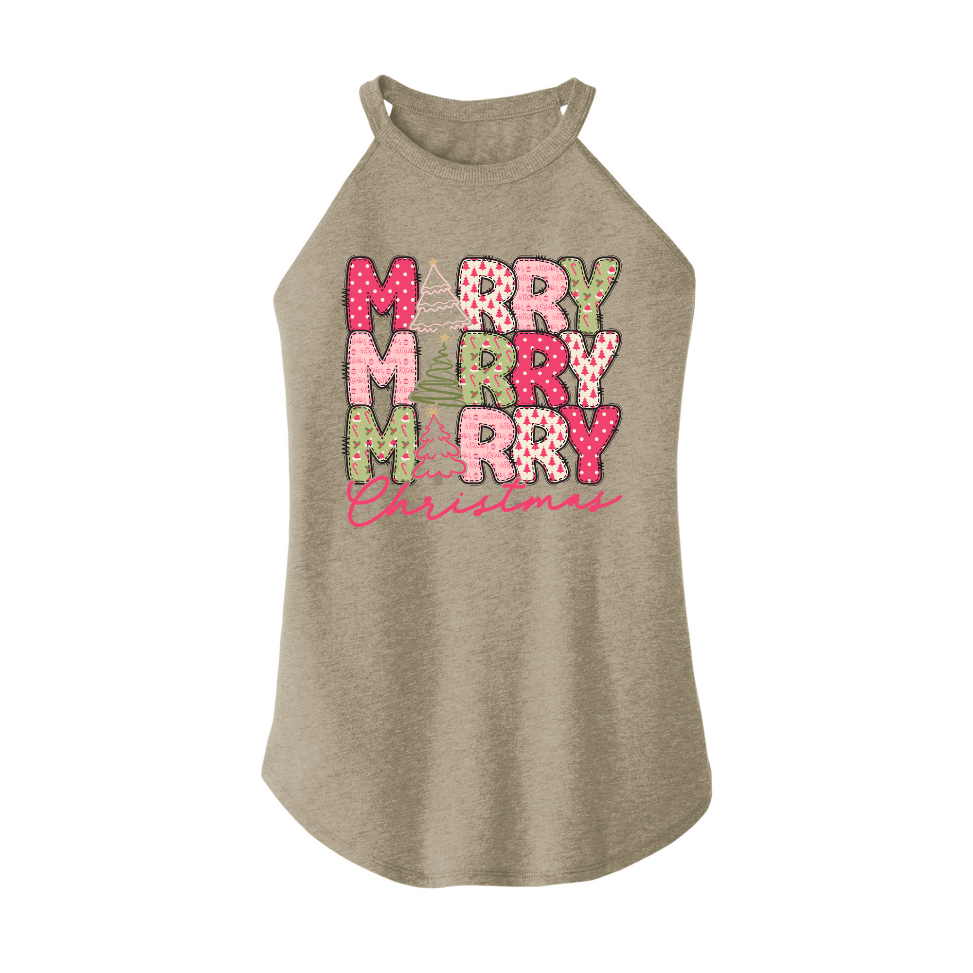 Womens X-Small Sand Rocker Tank Top
