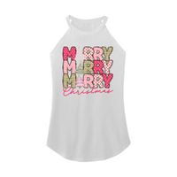 Womens X-Small White Rocker Tank Top