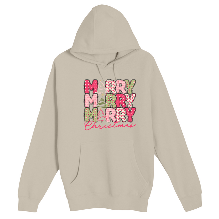 Unisex Small Natural Pullover Hooded Sweatshirt