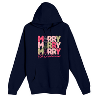 Unisex Small Navy Pullover Hooded Sweatshirt